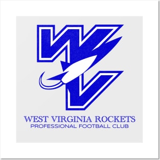 Defunct West Virginia Rockets AFA Football 1980 Posters and Art